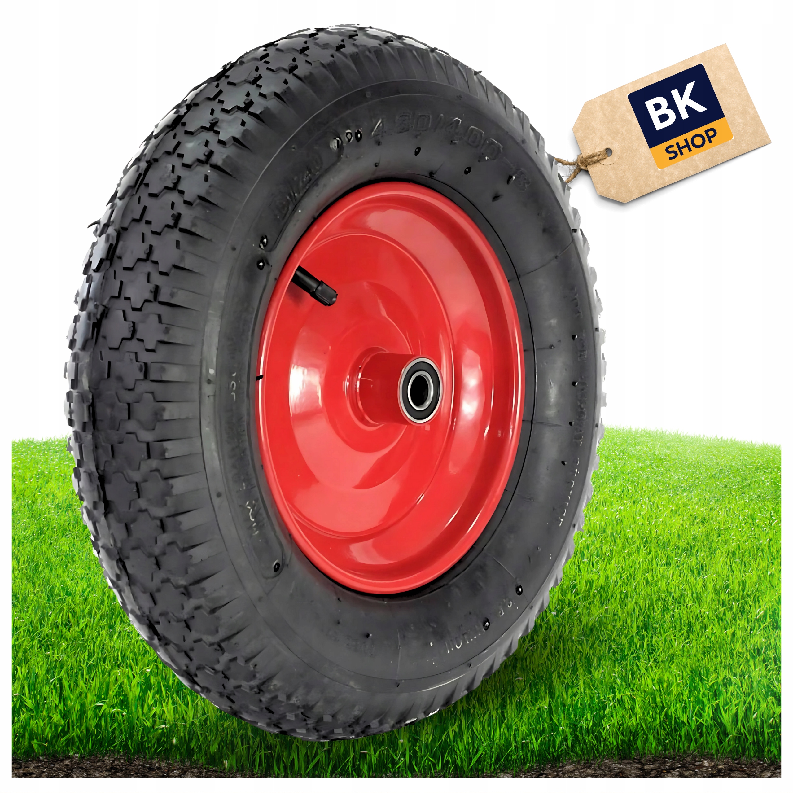 Koło Kółko Do Taczki Taczek 4.00-8 400-8 FI20mm 2PR Mocne Z Dętką Pompowane