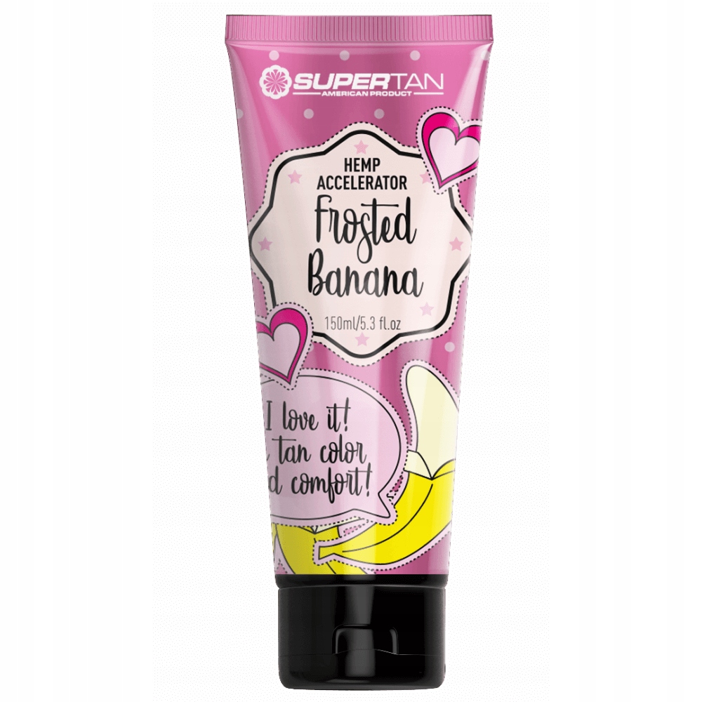 SUPERTAN FROSTED BANANA 1x 150ml PRZYSPIESZACZ OPALANIA +GRATIS 150ml AFTER Marka Soleo