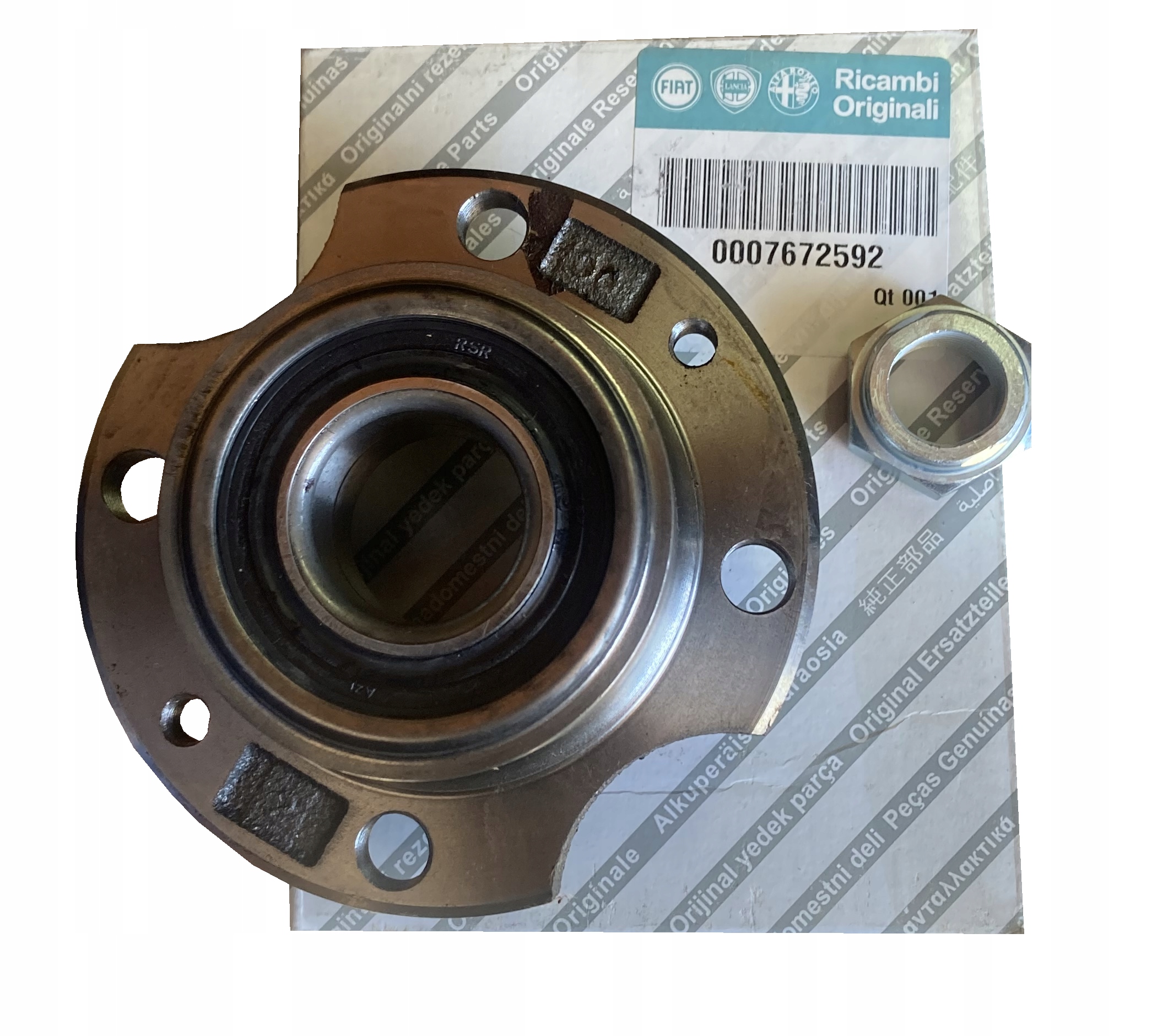 СТУПИЦА КОЛЕСА ЗАДНЯЯ FIAT CINQUECENTO ГАЙКА 7672592