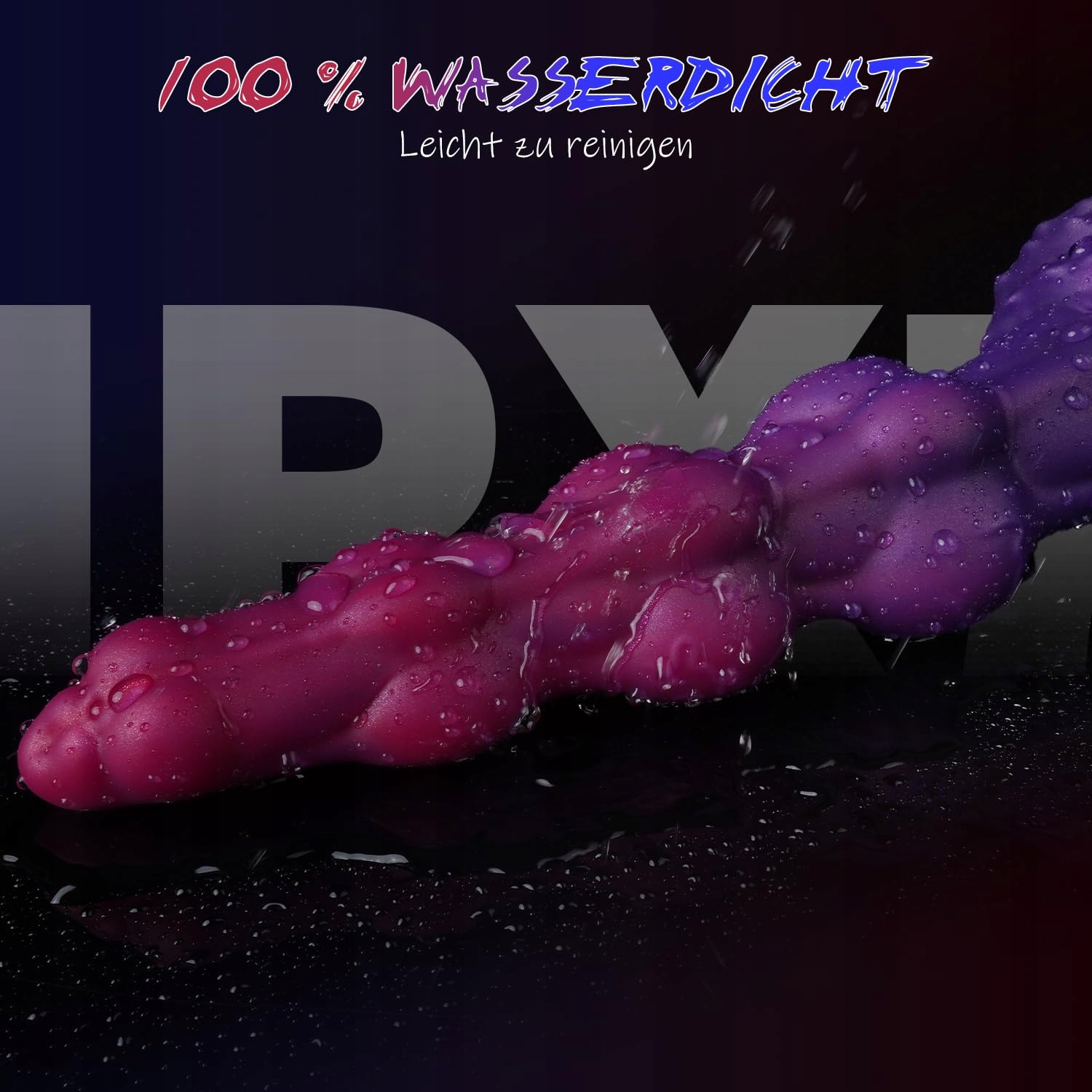 MONSTER DILDO XXL Koński Dildo 3 Węzły Mocny Przyssawka Analny Plug Fantasy — miniatura 6