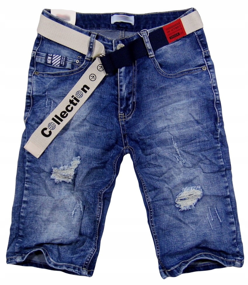 

elastyczne krótkie Spodenki jeans 55B Denver 158(2