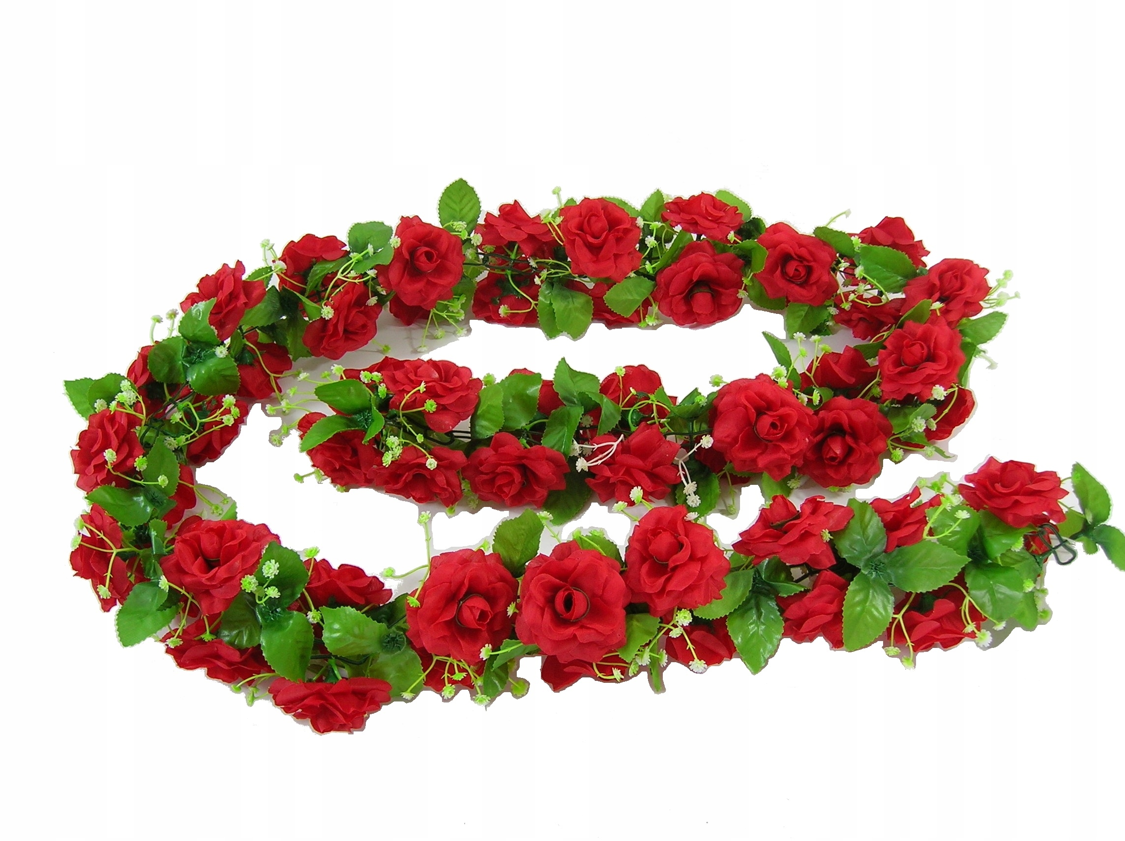 

Girlanda Z Różami Czerwona Sztuczne Girlandy