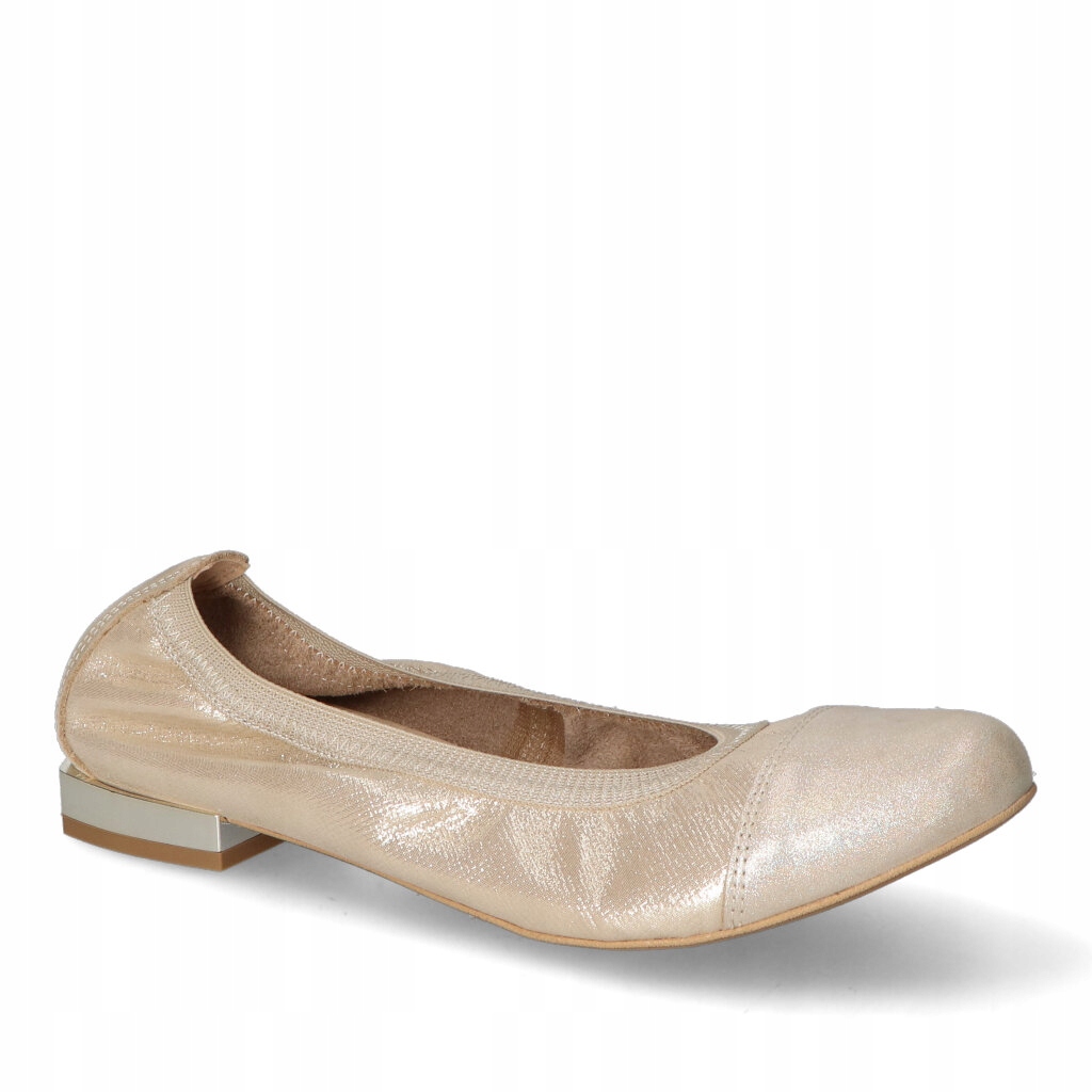 Baleríny Gamis 1402/M11+G75 Zlatý semiš 37