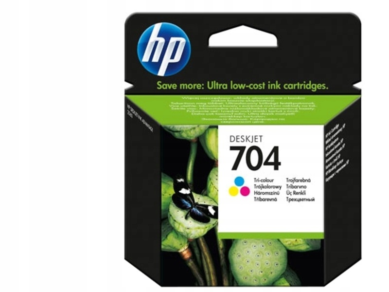 

Wkład atramentowy oryginalny Hp 704 trójkolorowy