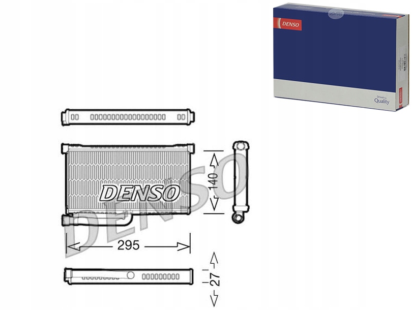 Denso радиатор отопителя RA2010380