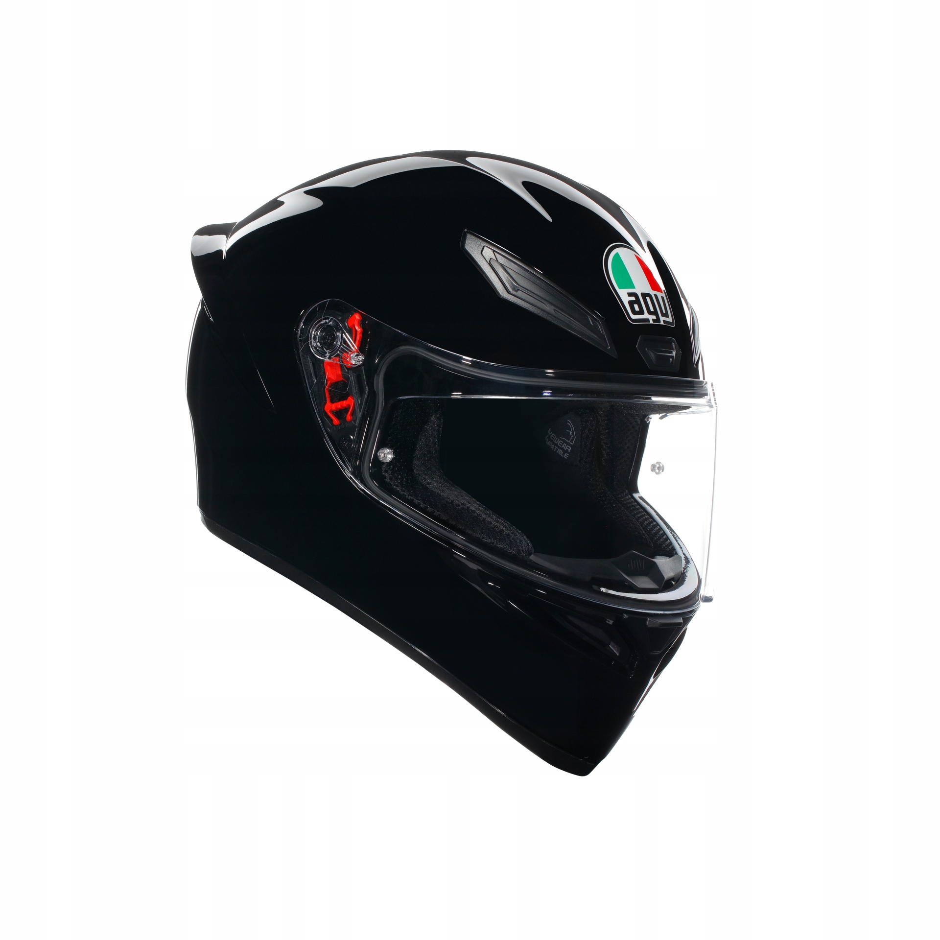 Kask Motocyklowy Agv K1 S Czarny Połysk L