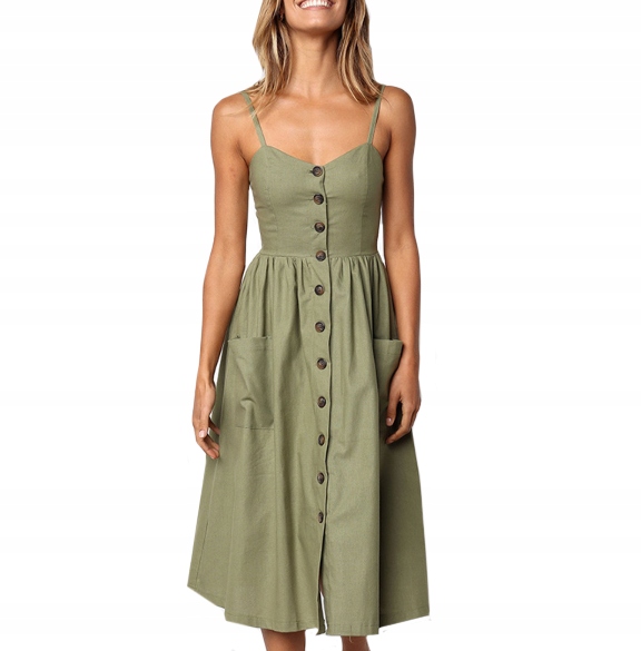 SUKIENKA MIDI NA RAMIĄCZKACH LETNIA NA PLAŻĘ BOHO