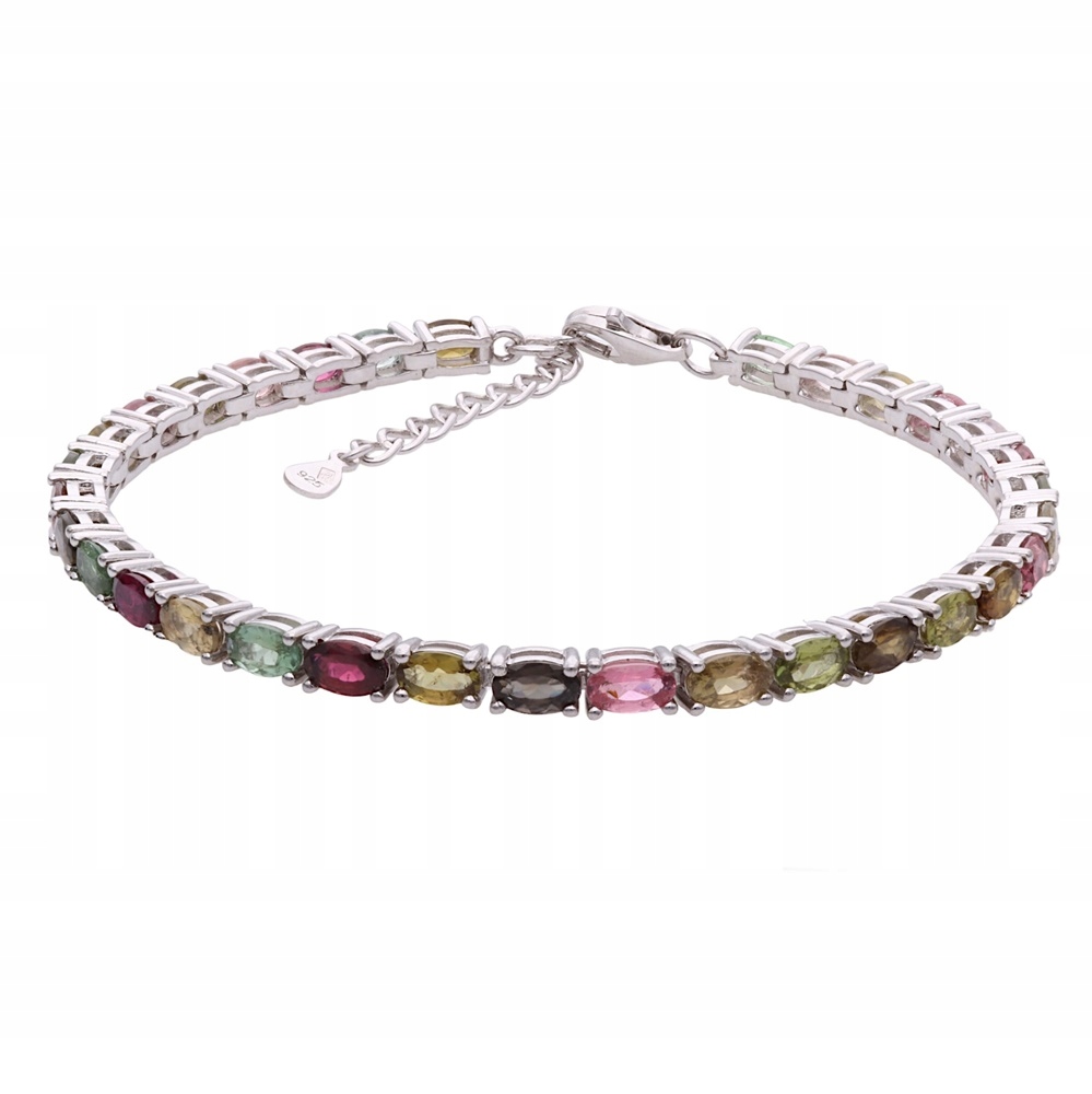 Stříbrný náramek Ag 925 Multi Sapphire NA1674-B-MU-WP