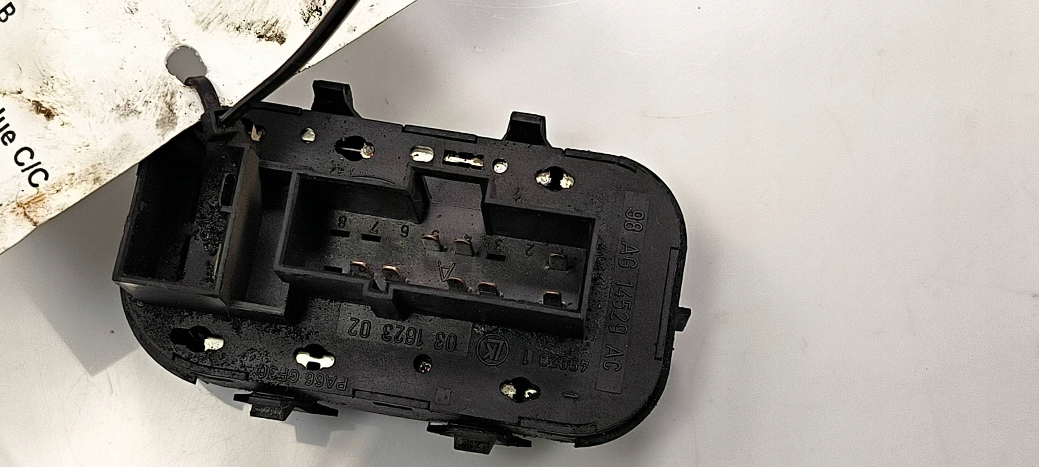 control panel of the window 98AG14529AG FORD FOCUS MK1
