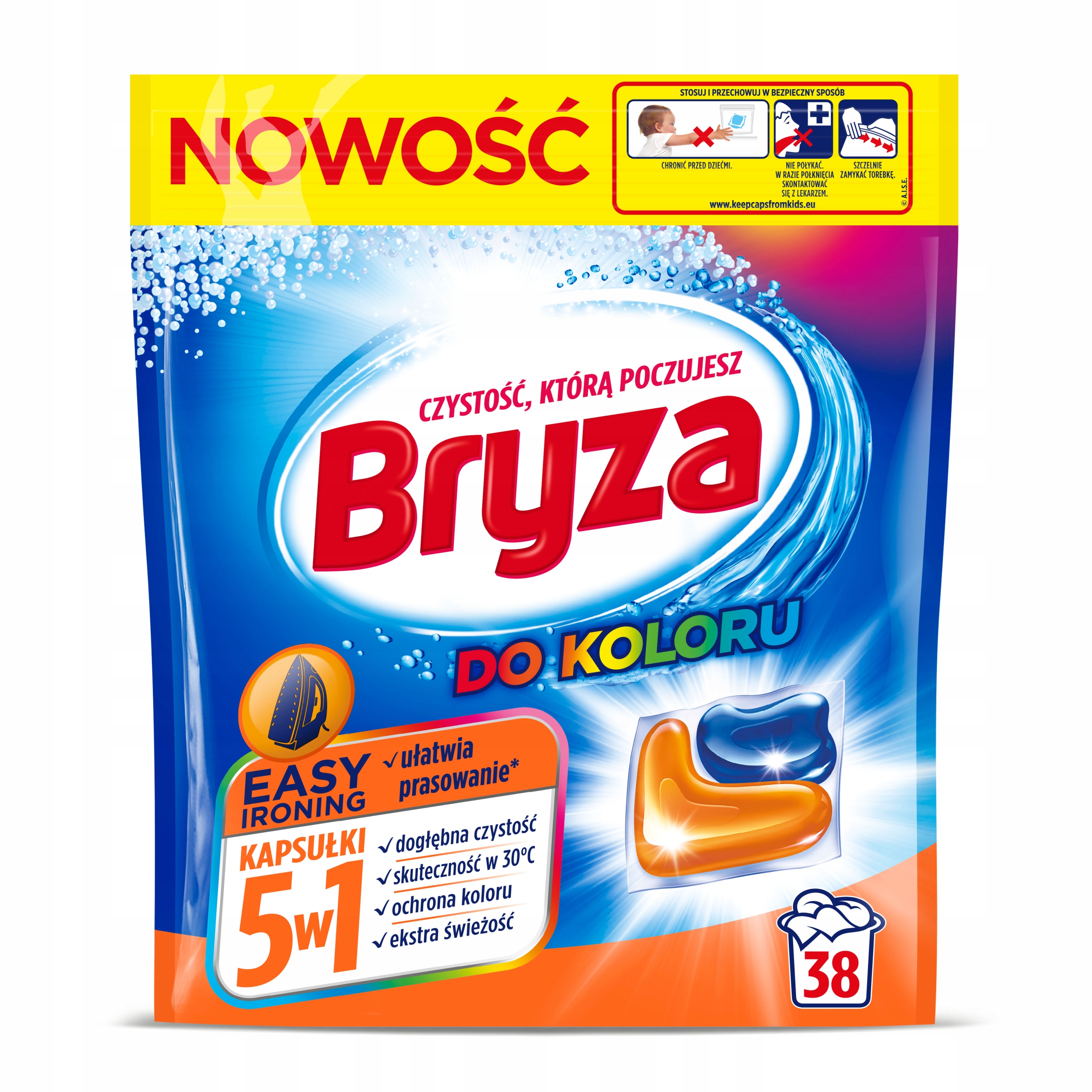 

Bryza Easy Ironing Kapsułki do Prania Koloru 38szt