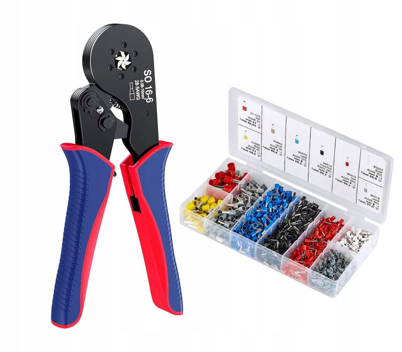 Kleště Na Krimpování Konektorů, Krimpovač Konců 1200 Dutinek