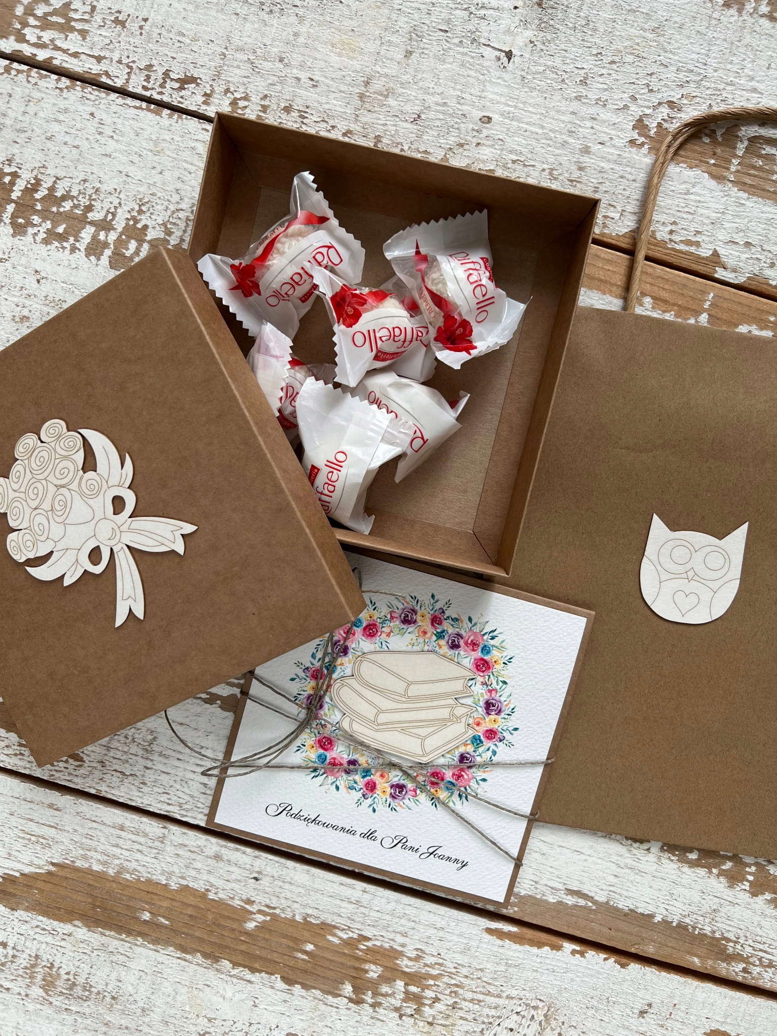 Přání, poděkování, dárek pro učitele/vychovatelku