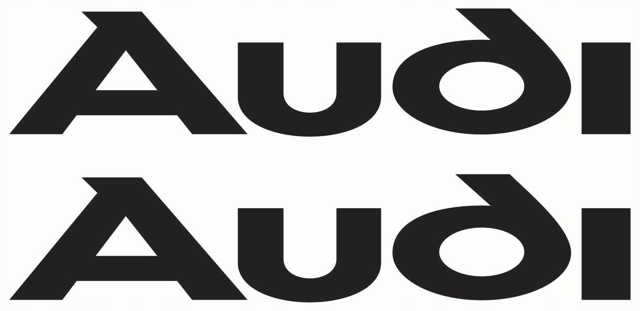 

Naklejki samoprzylepne Audi 10cm 2szt