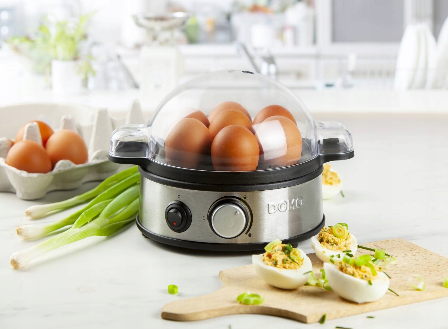 DOMO DO9142EK jajowar urządzenie do gotowania jaj Maksymalna liczba jajek 7