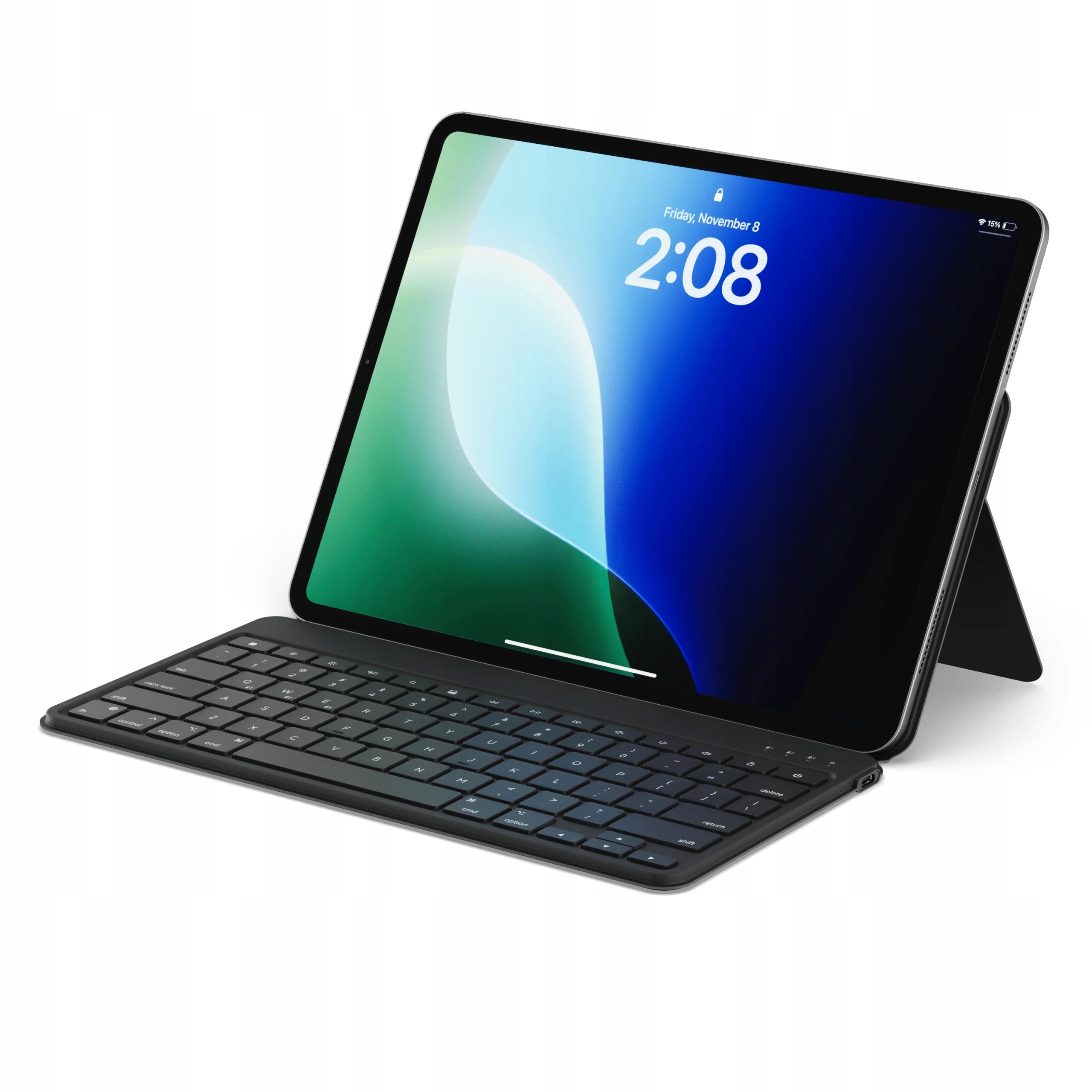 Satechi Bluetooth klávesnica pre tablet a iPad s podstavcom OntheGo, čierna