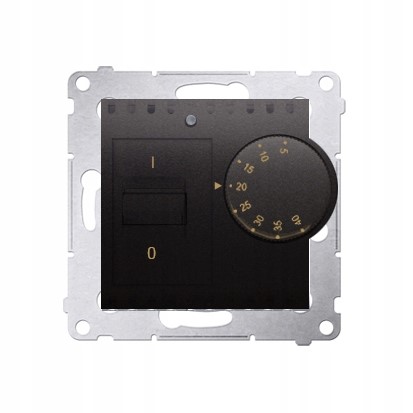 REGULATOR TEMPERATURY Z CZUJNIK. ANTRACYT SIMON 54