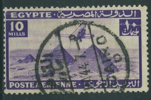 Egypte 10 mills - Samolot Piramidy
