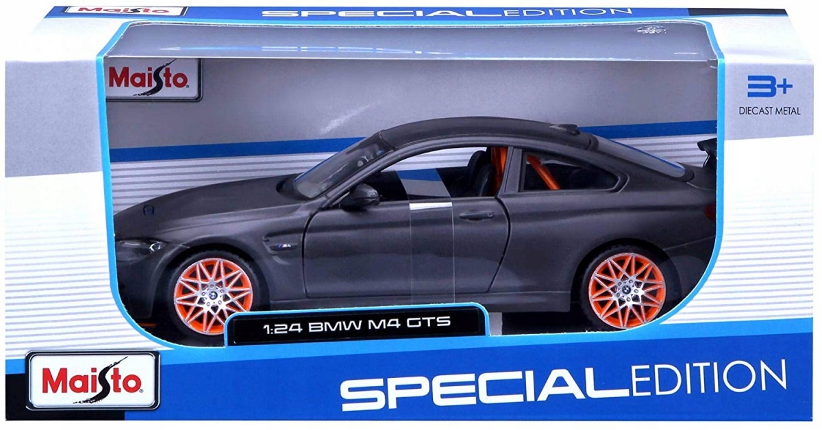 Maisto Model kompozitní Bmw M4 Gts 1/24 šedý