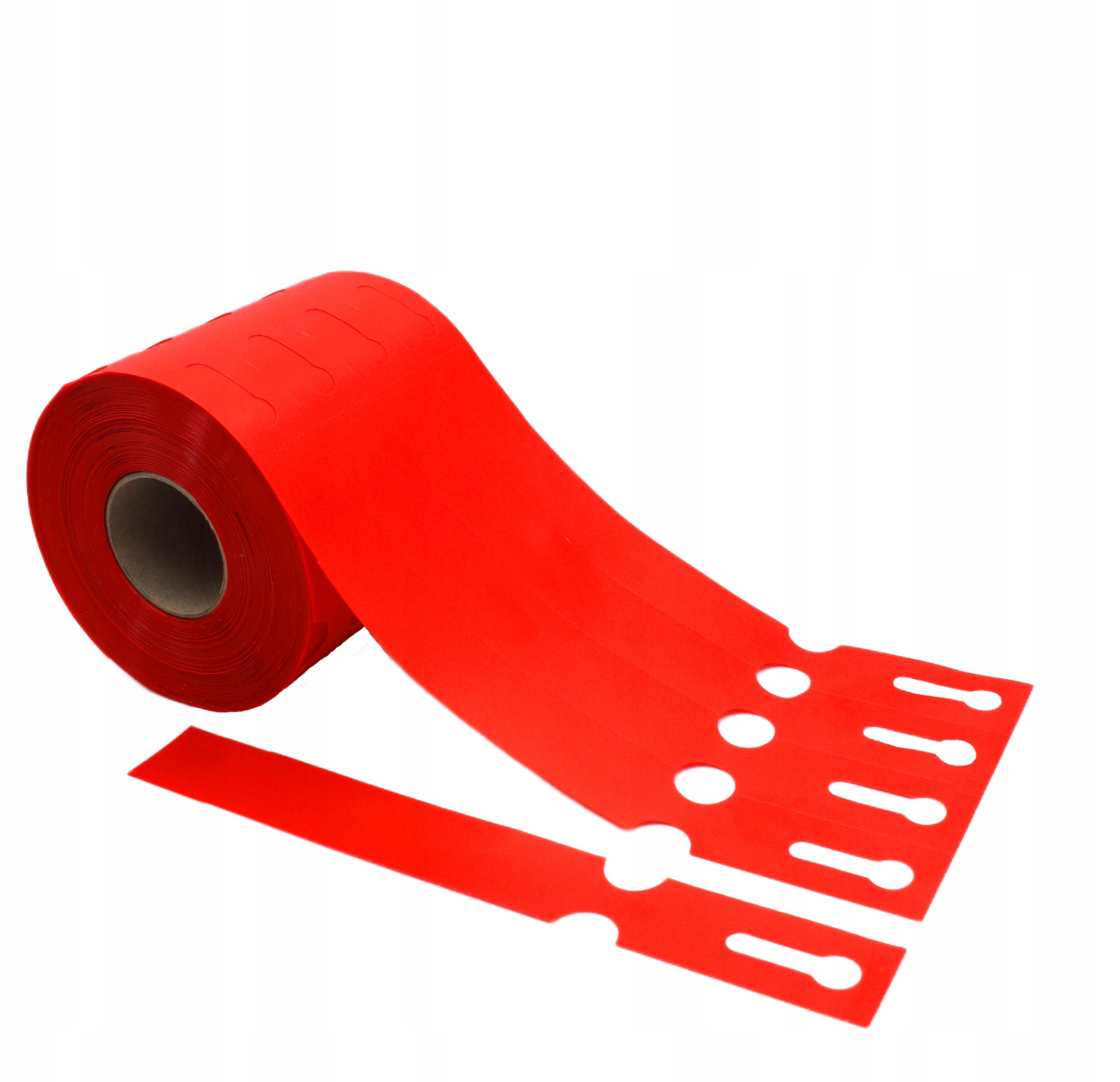 Záhradnícke/sadzovacie slučkové etikety Červené 200x25 mm (25x200) 5000ks