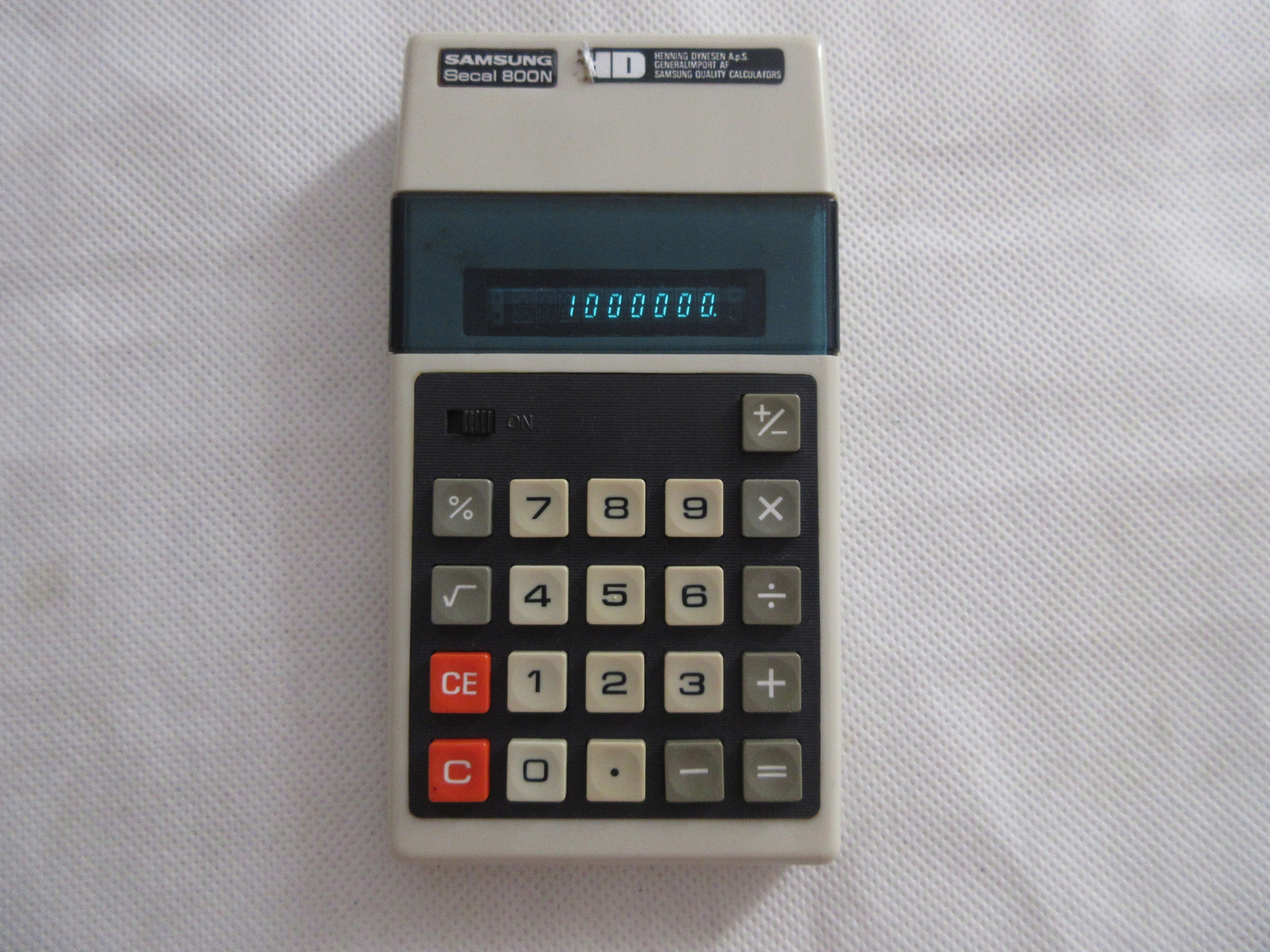 KALKULATOR RETRO SAMSUNG SECAL 800N UNIKAT VINTAGE