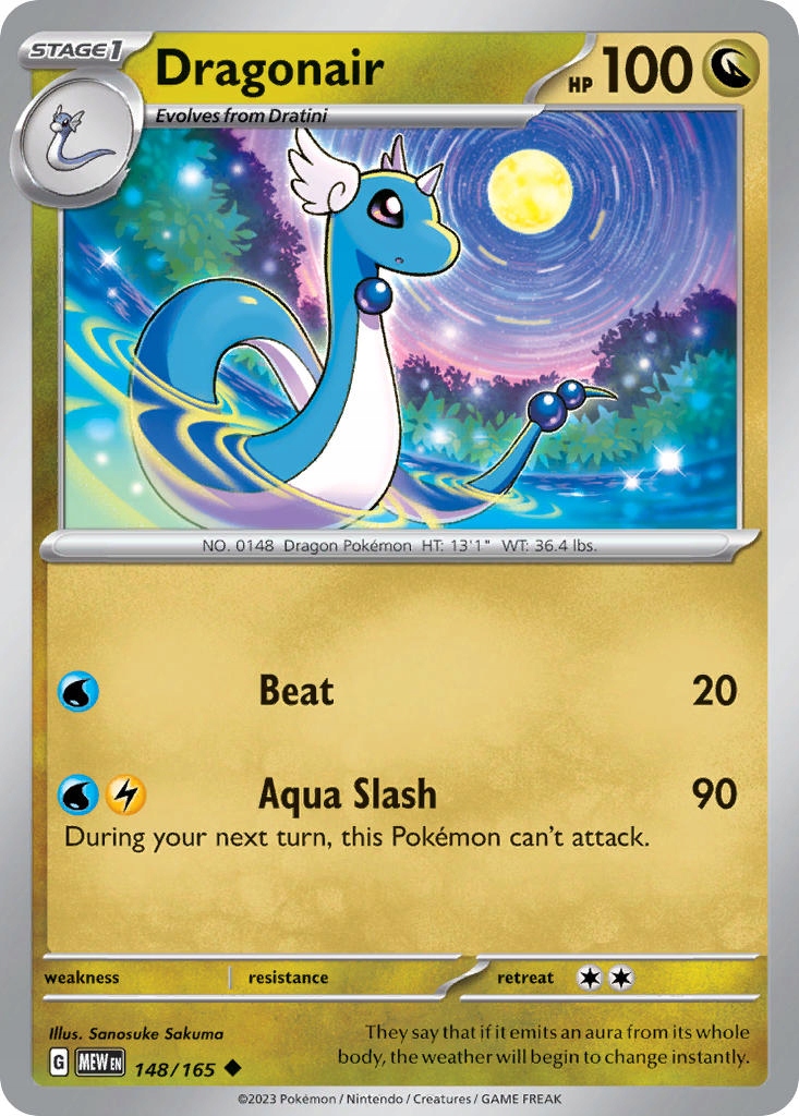 Dragonair |148/165|MEW|151| Uncommon