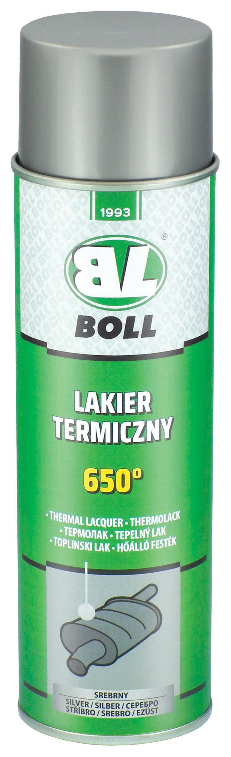 

Boll Lakier Termiczny 650°C Srebrny 500 ml