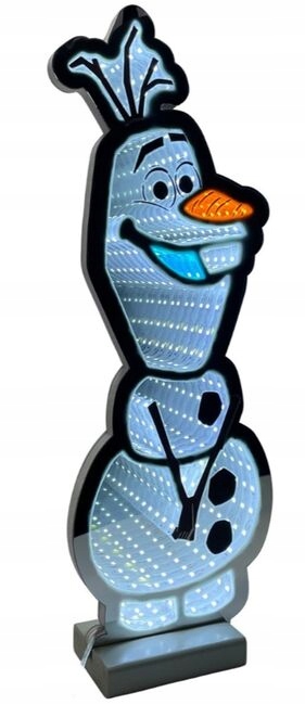 Disney Led nekonečné svetlo 65 cm Olaf