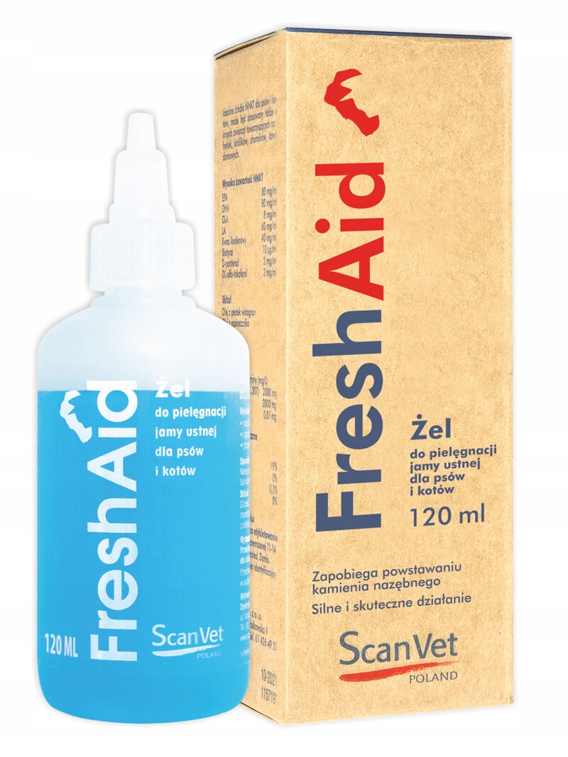 

Fresh Aid Freshaid 120ml hig. jamy ustnej pies/kot