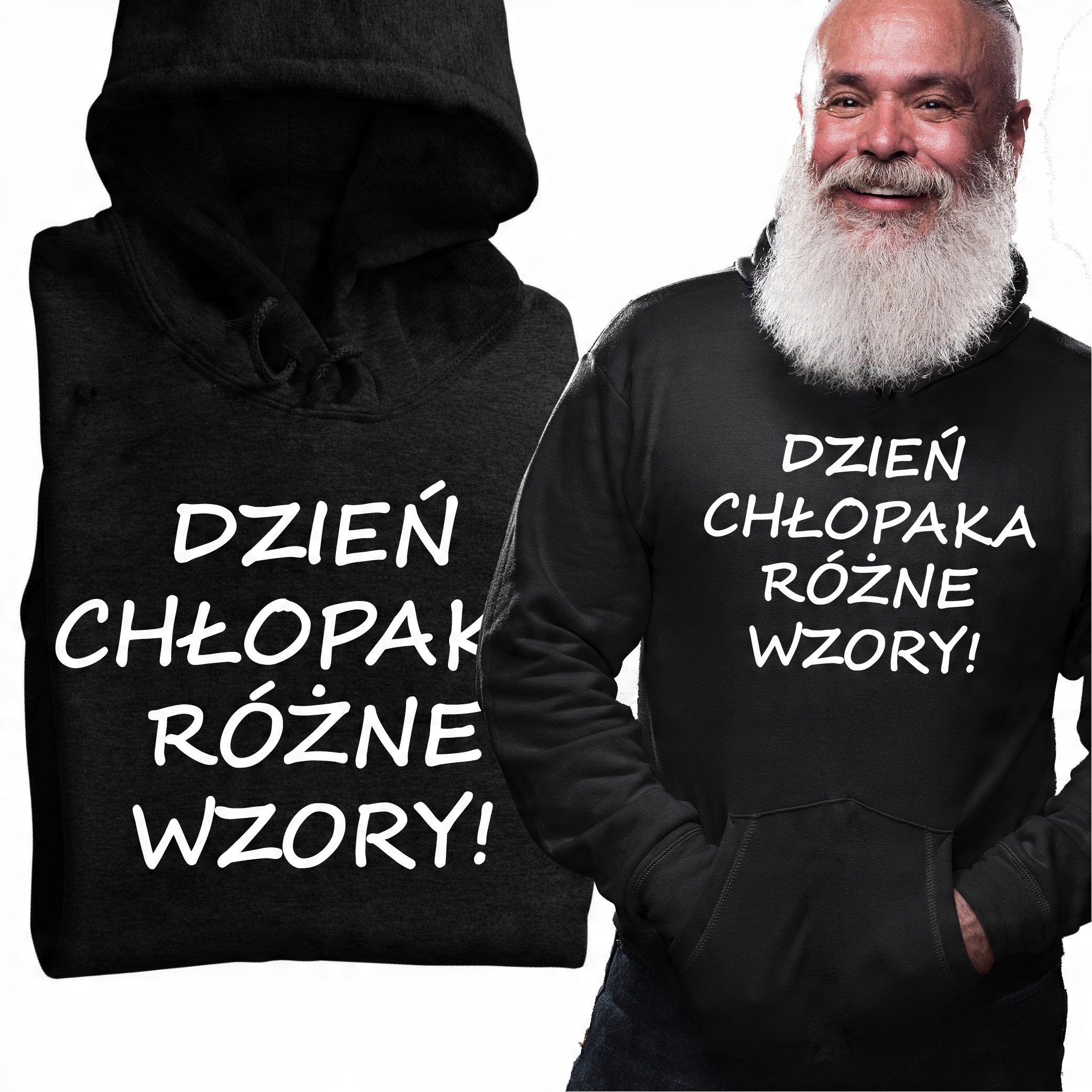

Bluza Z Kapturem Prezent Dzień Chłopaka Wzory