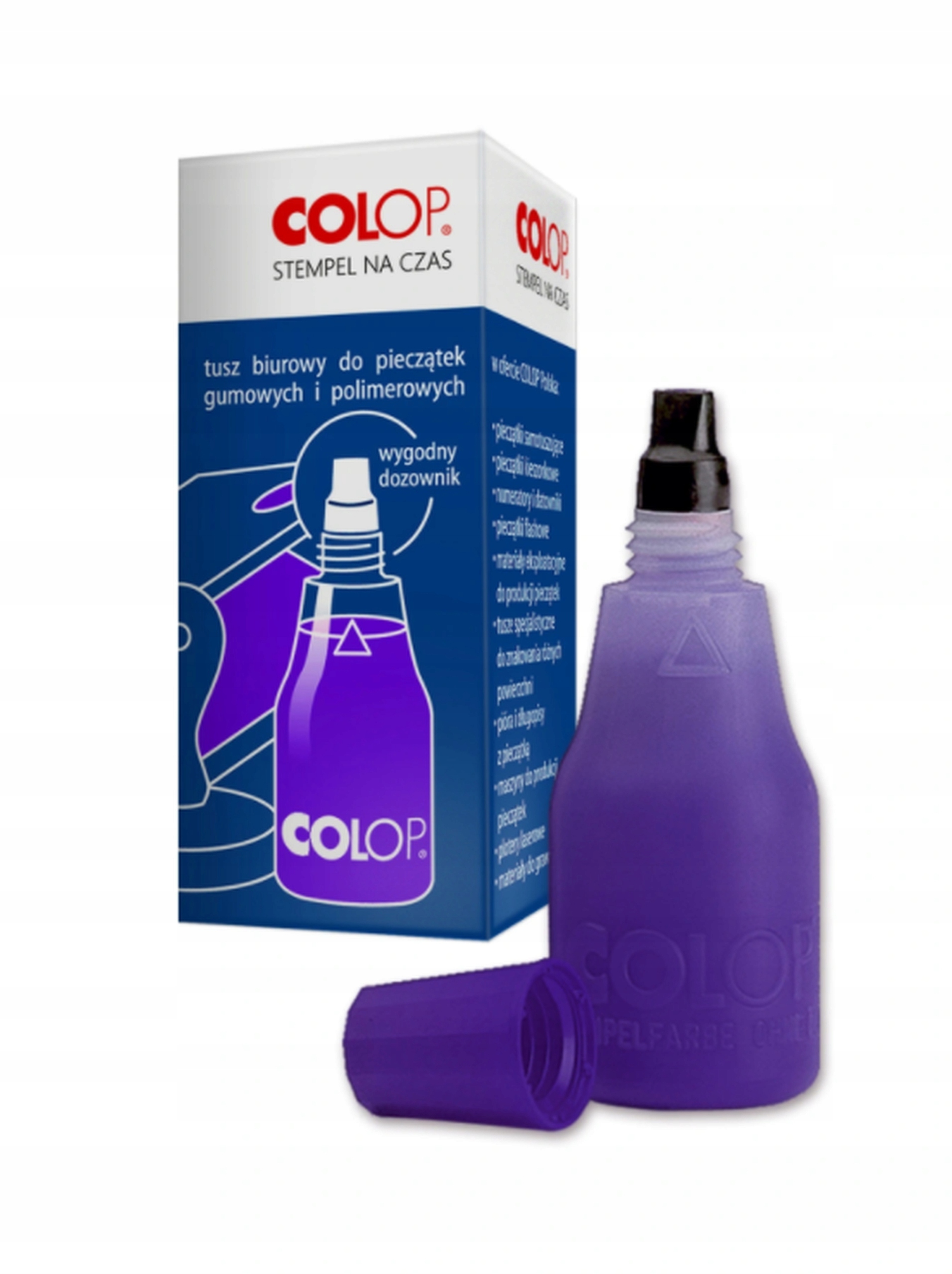 Tusz do stempli i pieczątek 25ml PURPURA