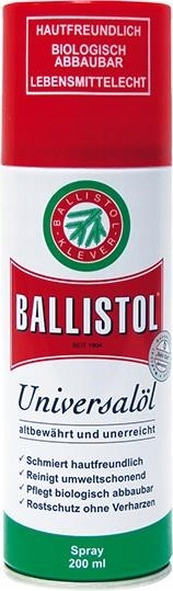 

Olej konserwująco czyszczący Ballistol Spray 200ml