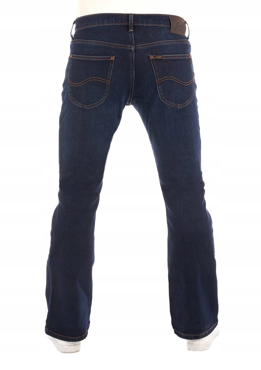 Pánské bootcutové džíny Lee Denver Dark Blue Elko L716HDBU 44/32