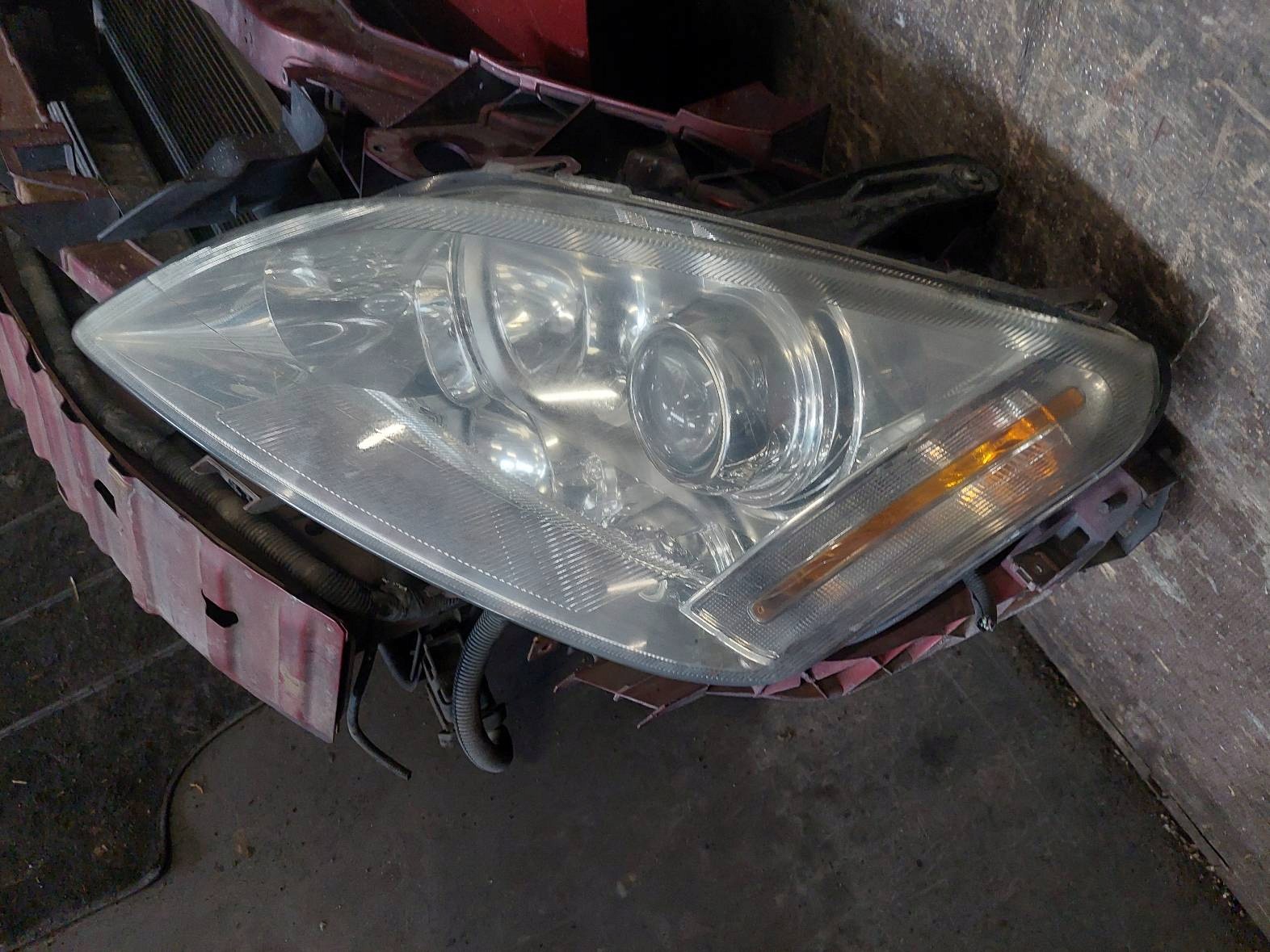 complete front bonnet bumper light XENON FORD C-MAX and 93
