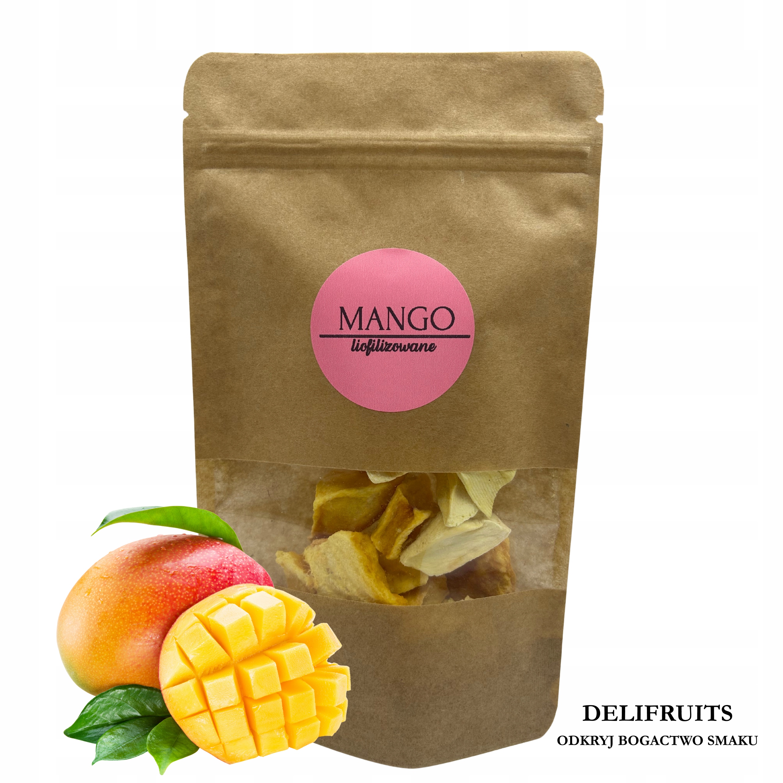 Levně Mango Lyofilizované 500G Segment, Ovoce Lyofilizované, Křupavé, Sladké