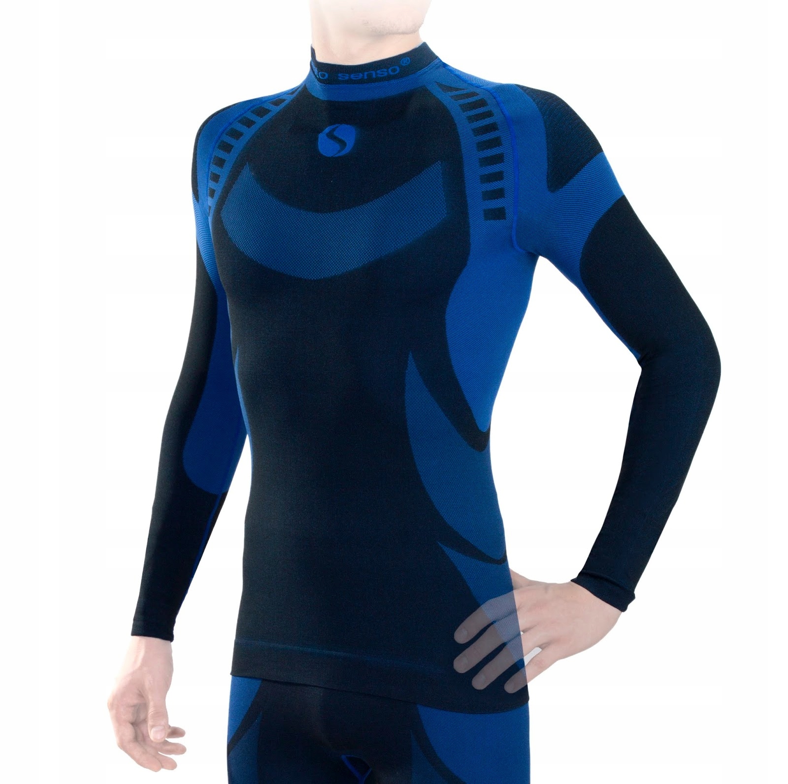 Sesto Senso Koszulka Męska Termoaktywna długa rozmiar XXL Niebieska