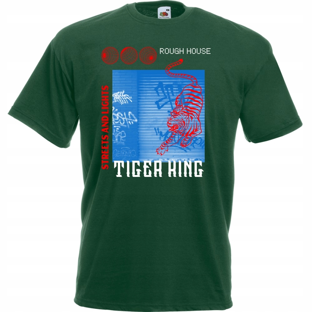

Koszulka tiger king tygrys M butelkowa