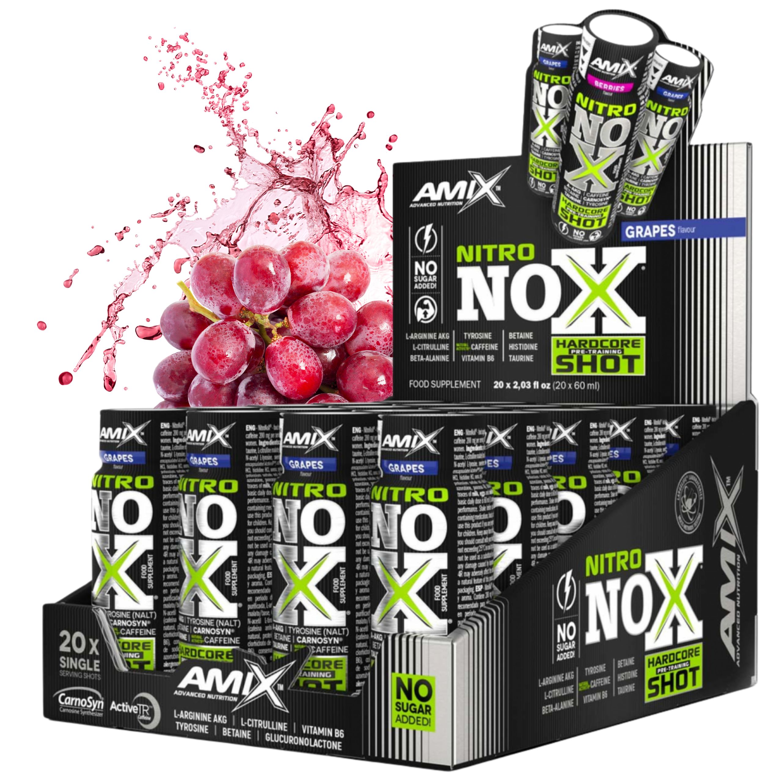 Předtréninkovka Šoty Aakg Nalt Taurin Svalová pumpa Energie Soustředění