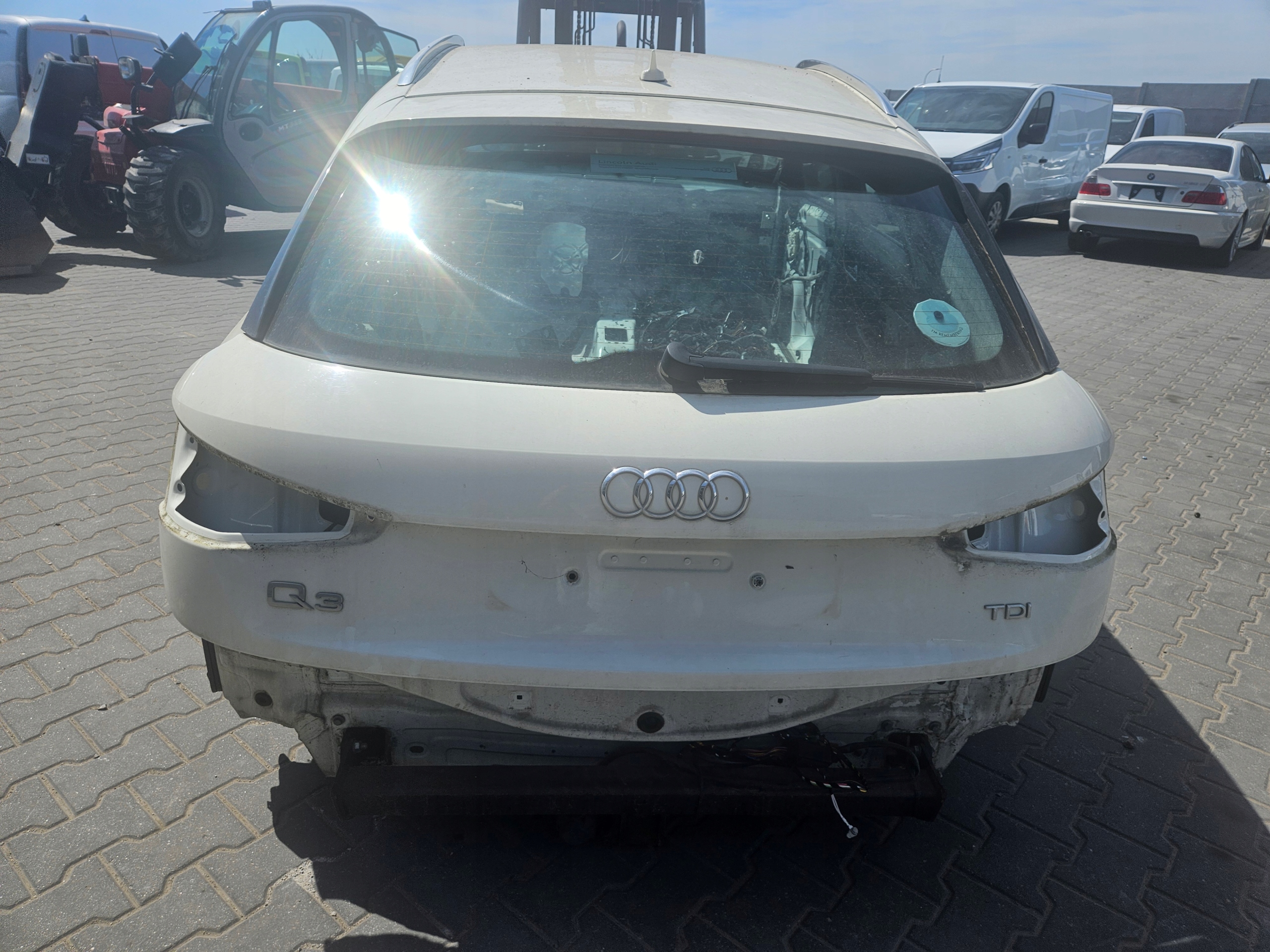 AUDI Q3 8U rear trunk door boot complete colour LY9K
