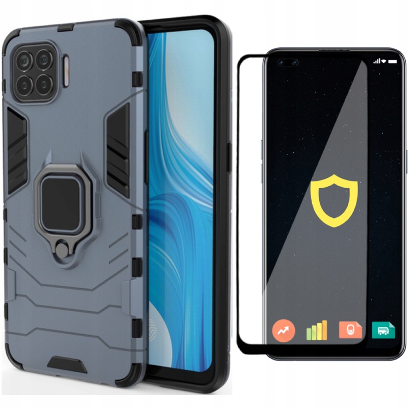 

Etui X-ring Pancerne Do Oppo Reno 4 Lite Szkło