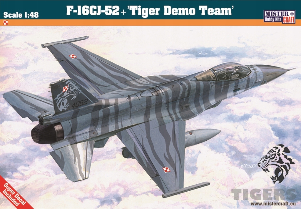 Polské letectvo F-16 CJ-52 Tiger Demo Team 1:48