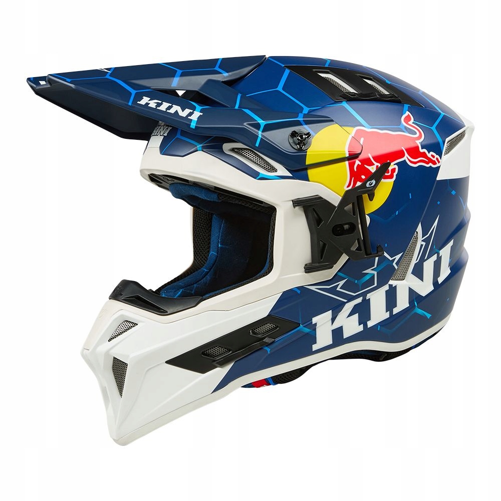 Kini Red Bull Exc 1.0 motocyklowy kask ochronny zestaw z Airflaps M 57-58cm