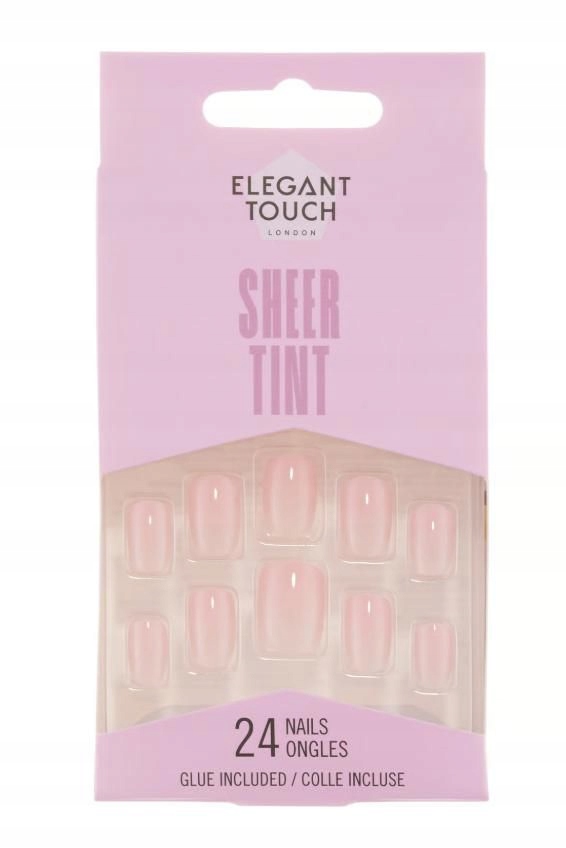 Elegant Touch Umělé Nehty Průsvitné Balerína Pink (růžová)