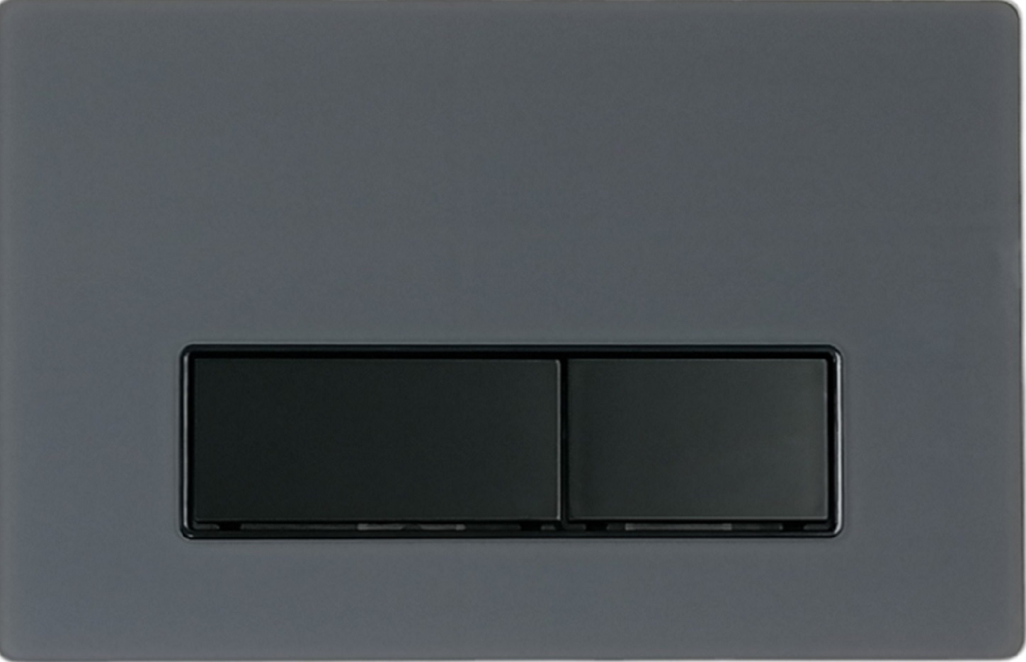 Tlačítko Frida sklo gun metal se hodí k rámu Wc Geberit Delta UP100