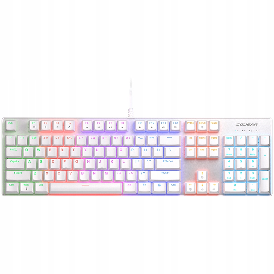 COUGAR Klawiatura Gamingowa Ultimus EX, RGB, USB, Biała — 6