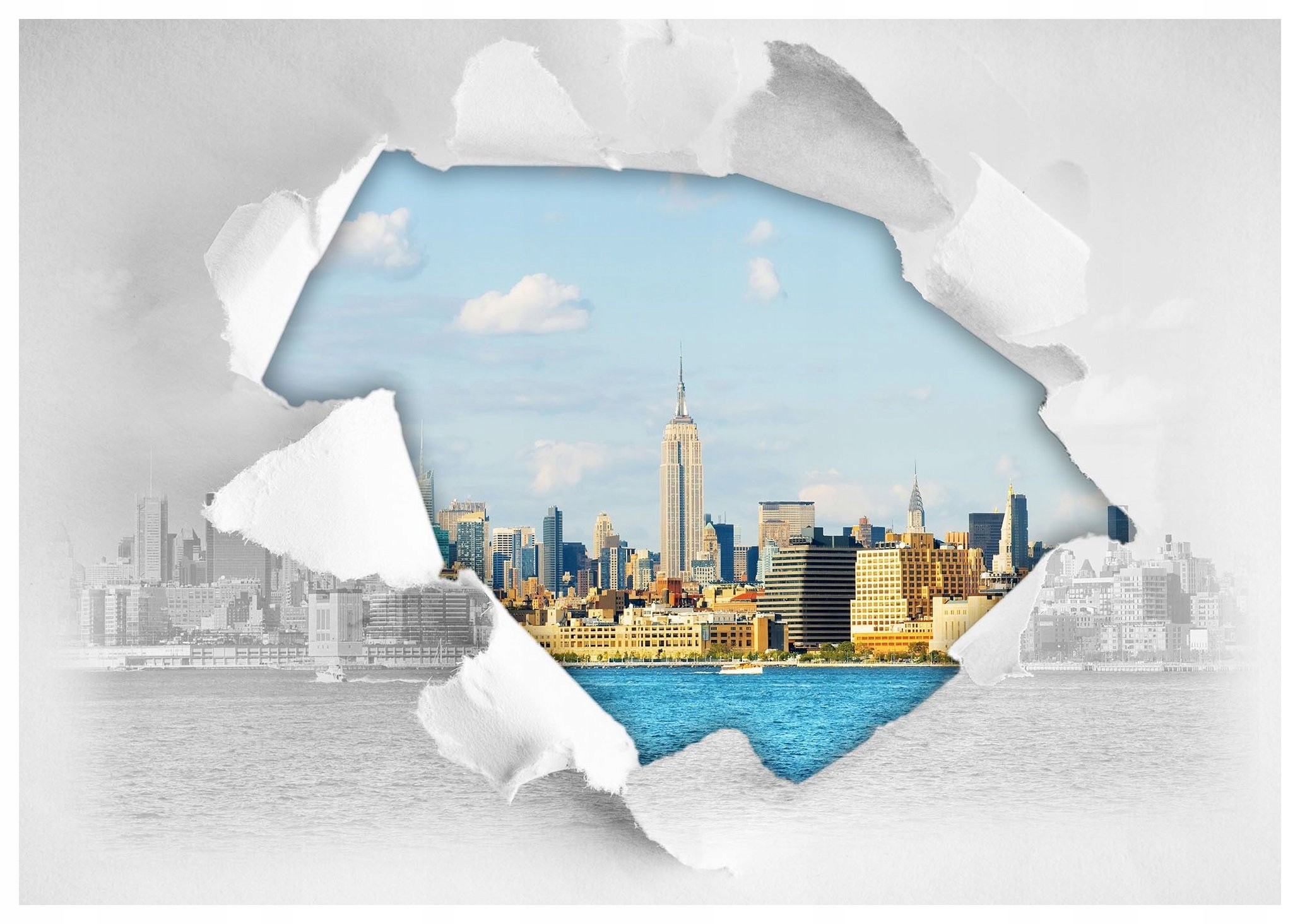 Fototapeta Empire State Building New York panorama města 300x210 lepidlo