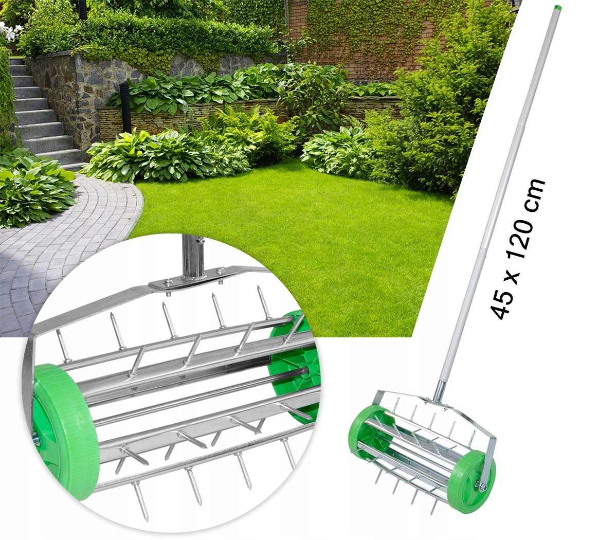 AERATOR WERTYKULATOR AREATOR OBROTOWY Do TRAWNIKA Zasilanie ręczne