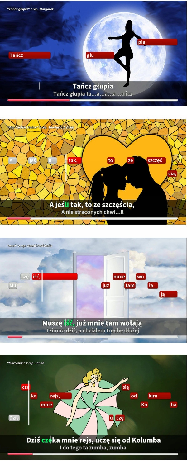 Zestaw GŁOŚNIK Bluetooth + Mikrofon + POLSKIE Karaoke Język napisów polski