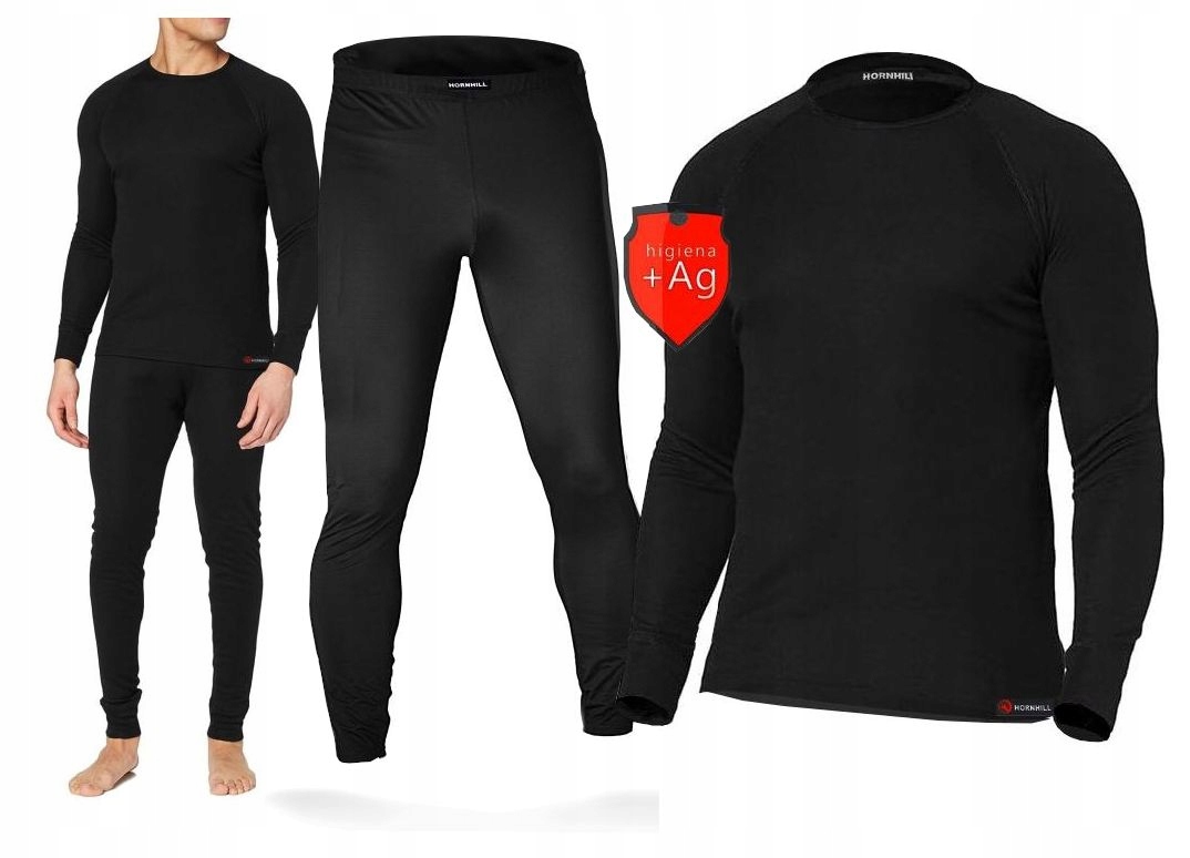 Teplé antibakteriální spodní prádlo Hornhill Moss silné elastické, lehké, velikost XL