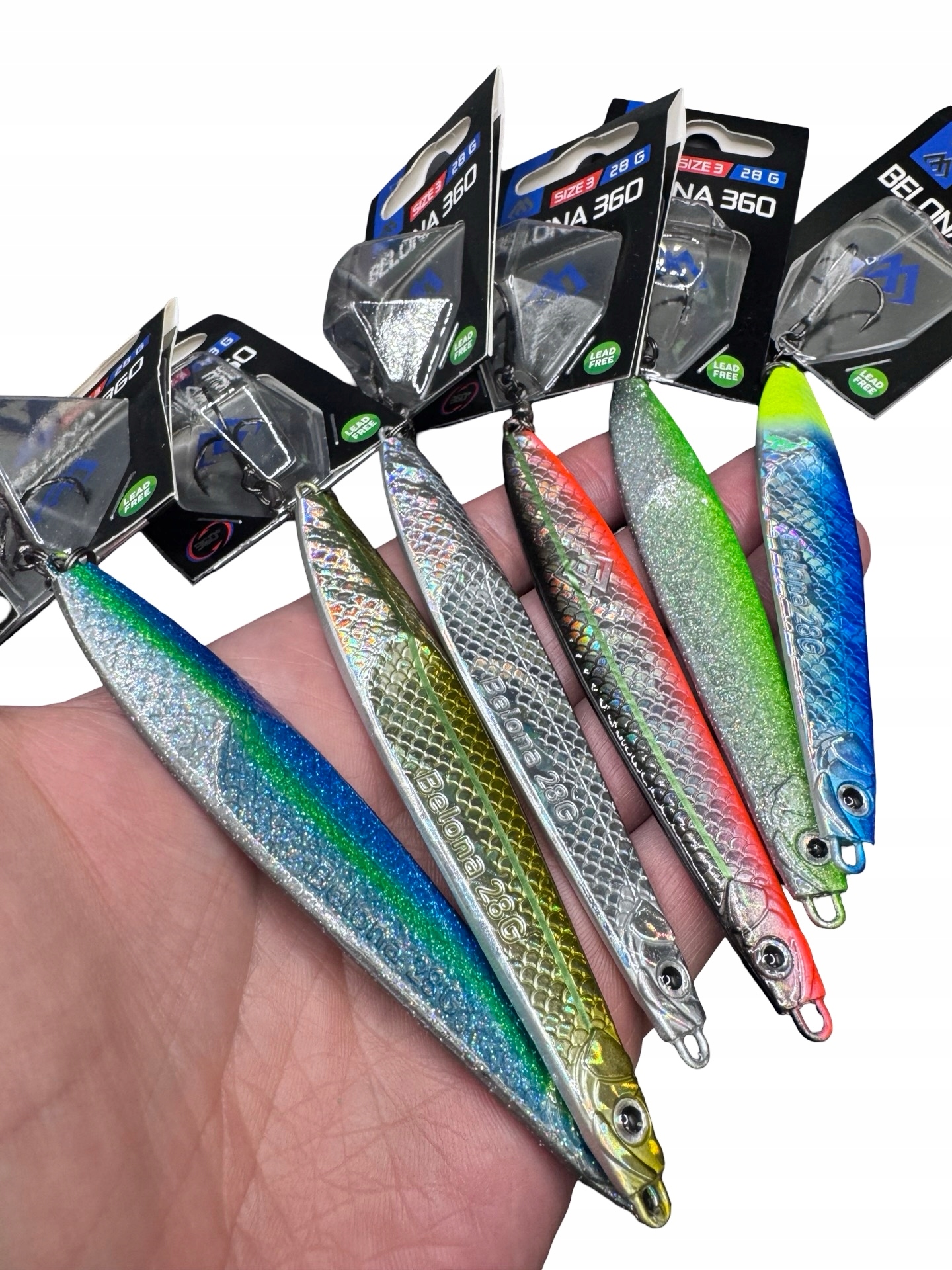 Zestaw Błystkek Na Belone Na Troć Wahadłowek Mikado Belona 360 28 g 6szt