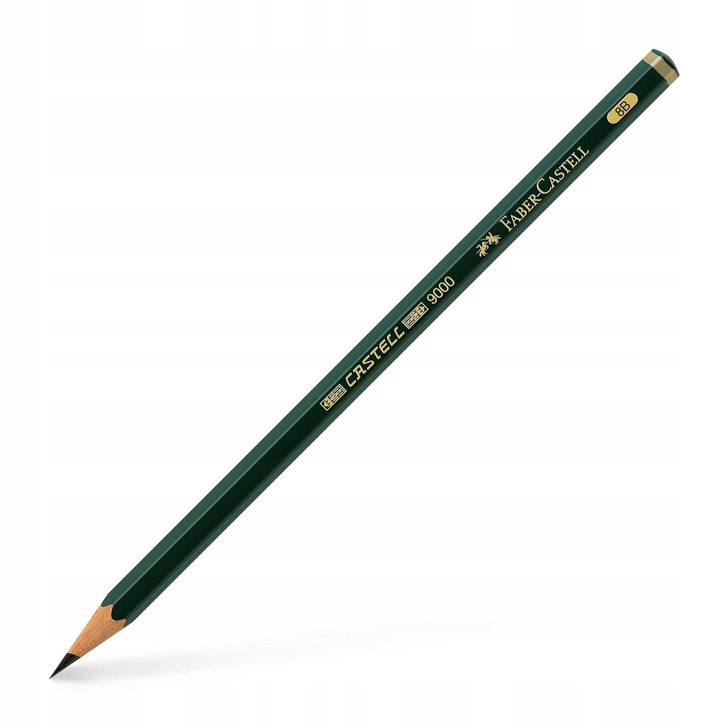 FABER CASTELL Ołówek drewniany 9000 8B